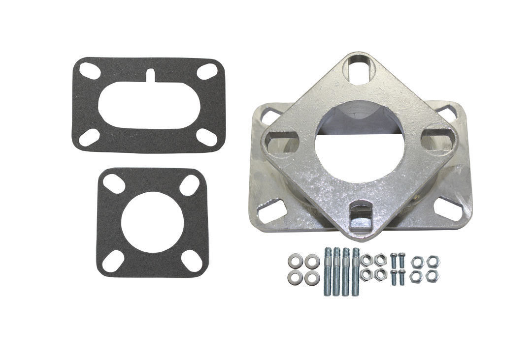 Carb Carburetor Adapter 2BBL Rochester Stromberg 94 97 98 To Single