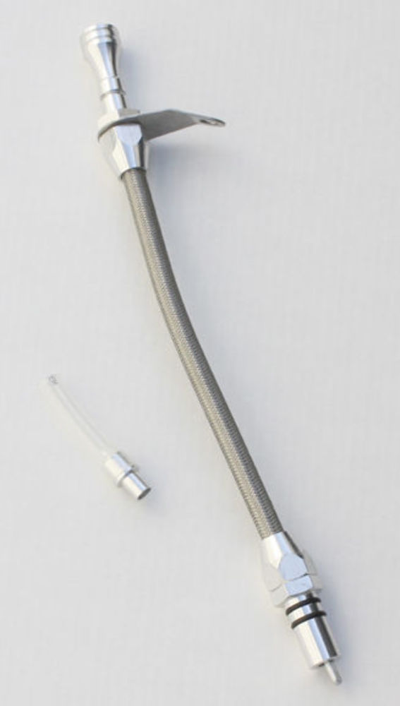 Flexible Steel Tube Braided Transmission Dipstick, Fits Chevy TH700R4