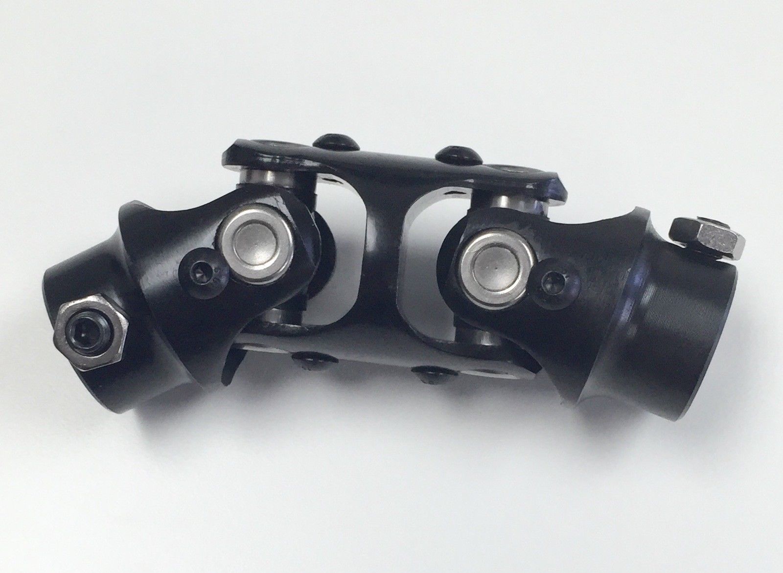 Steel Black Universal Double Steering UJoint 3/4" DD x 3/430