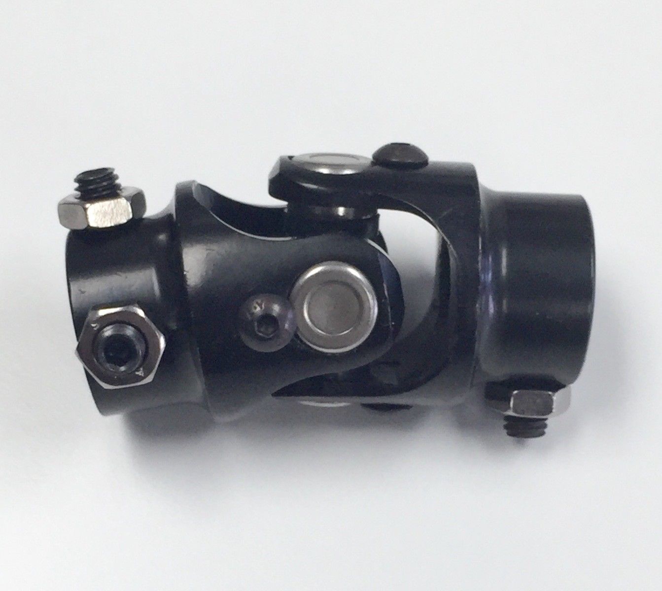 Steel Black Universal Single Steering UJoint 3/4" DD x 5/836