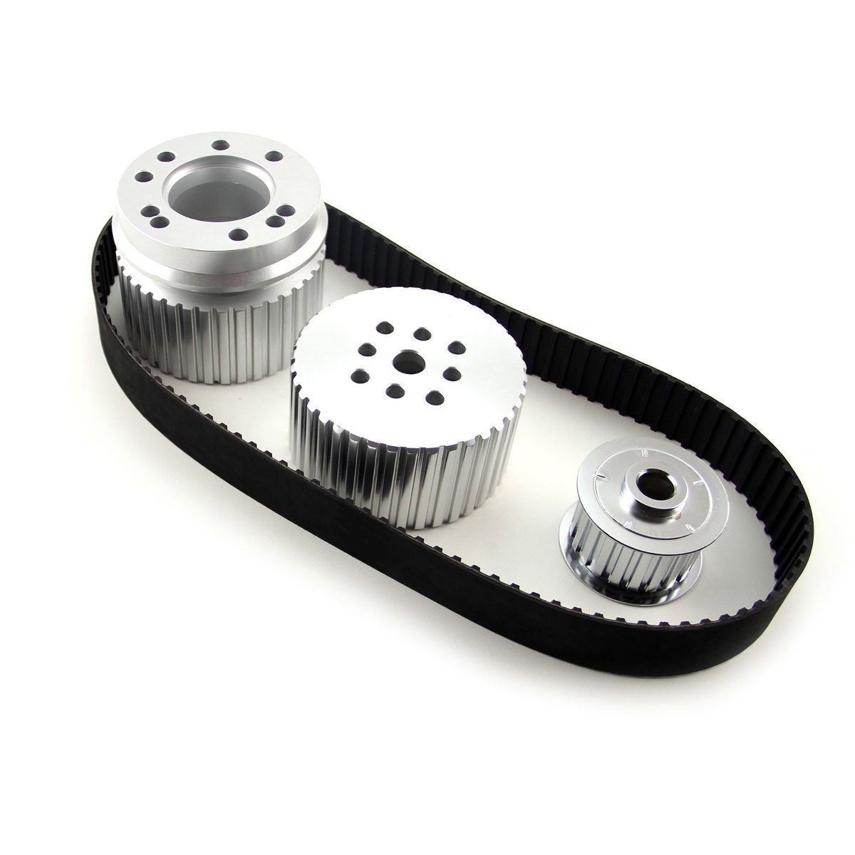 Small Block Chevy Water Pump Pulley - 6.6" V-Belt For Long Water Pump 350 327 Engines