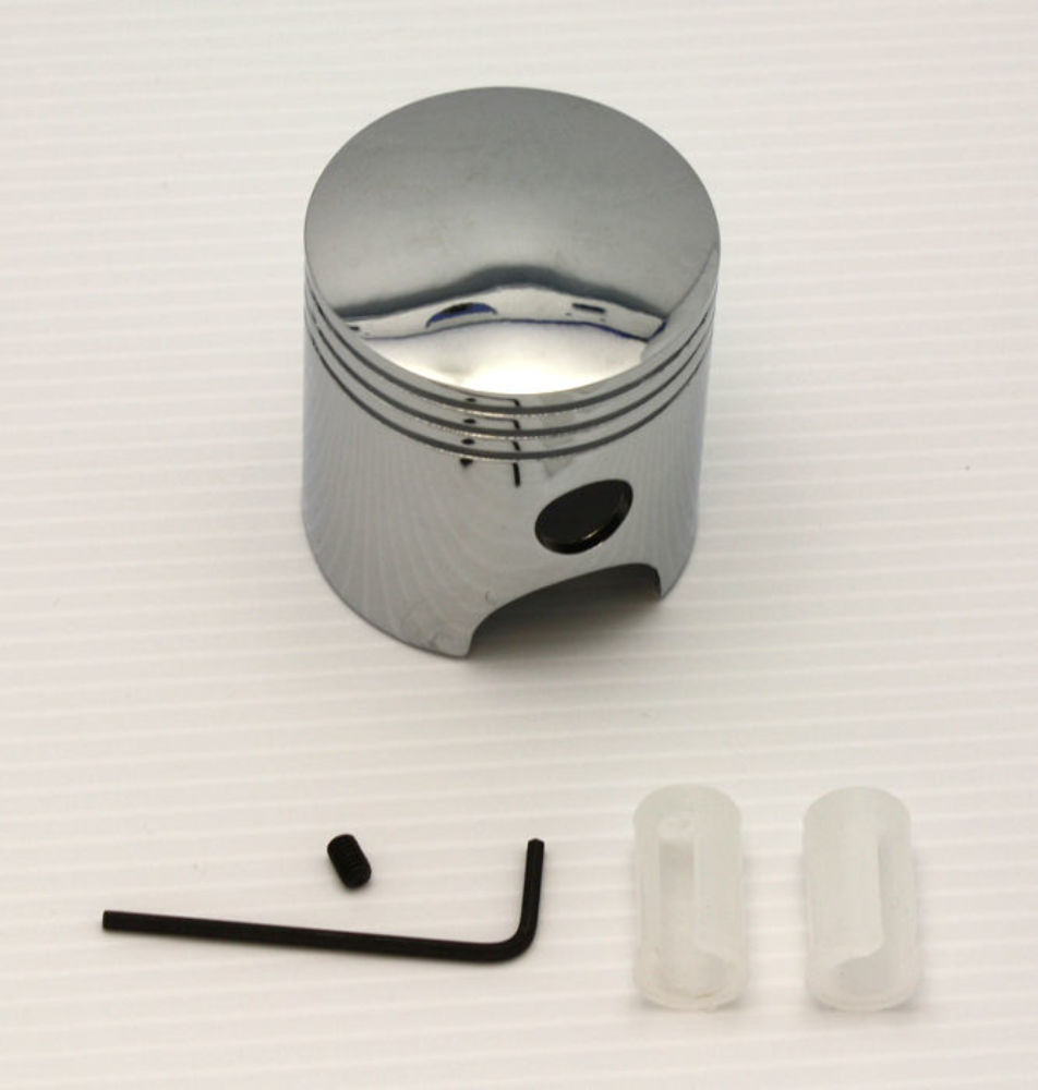 Chrome Universal Piston Shifter Knob Manual Stick Shift Street Rat Hot