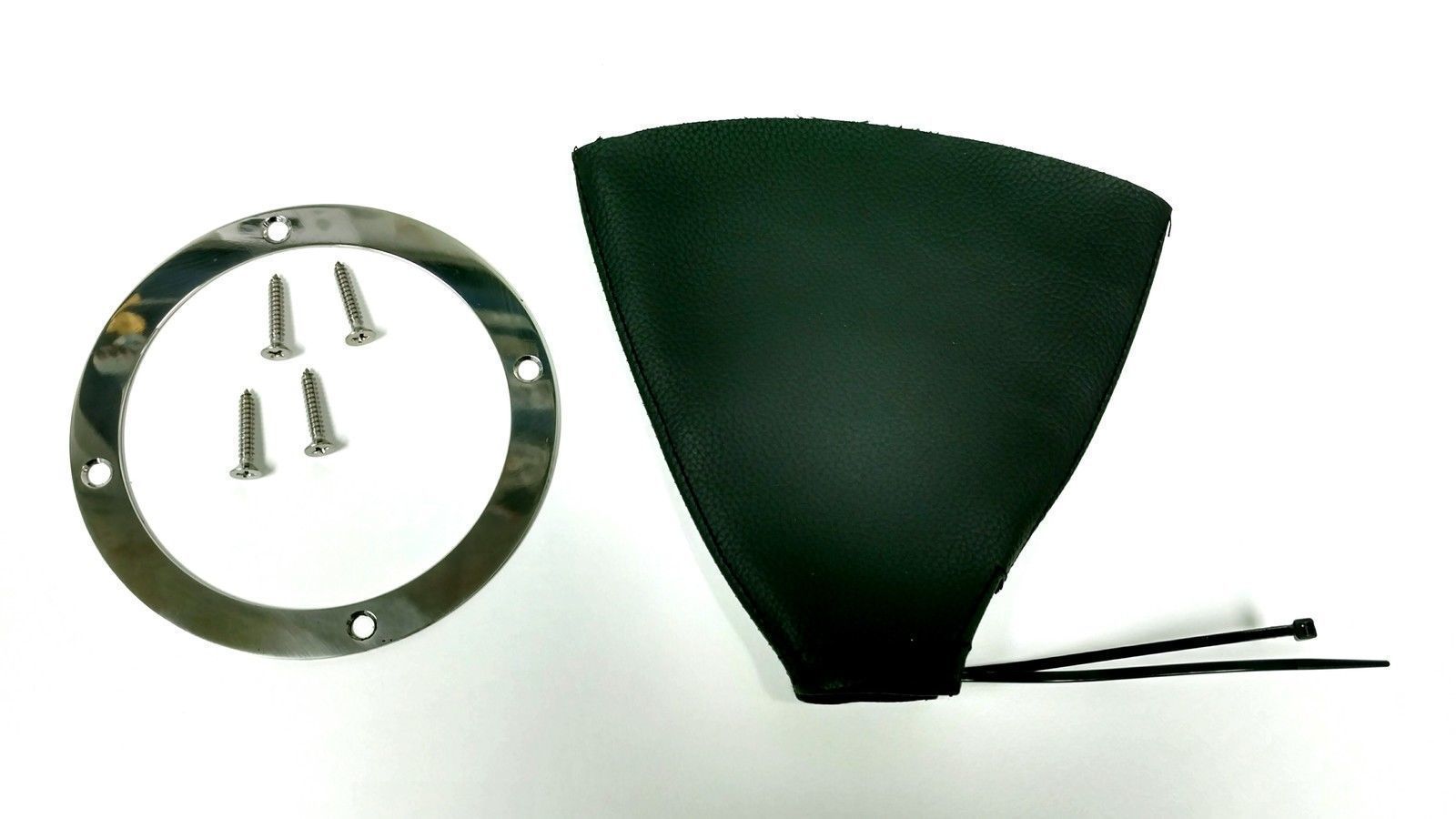 Classic Hot Rod Round Floor Mount Shifter Boot w/ 5" Ring Rat Rod