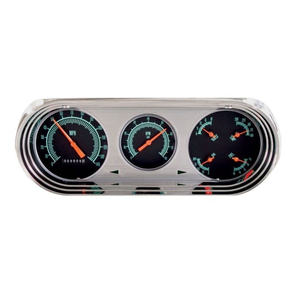 Classic Instruments 19631965 Chevy Nova Dash Gauge Package Black Complete Pirate Mfg