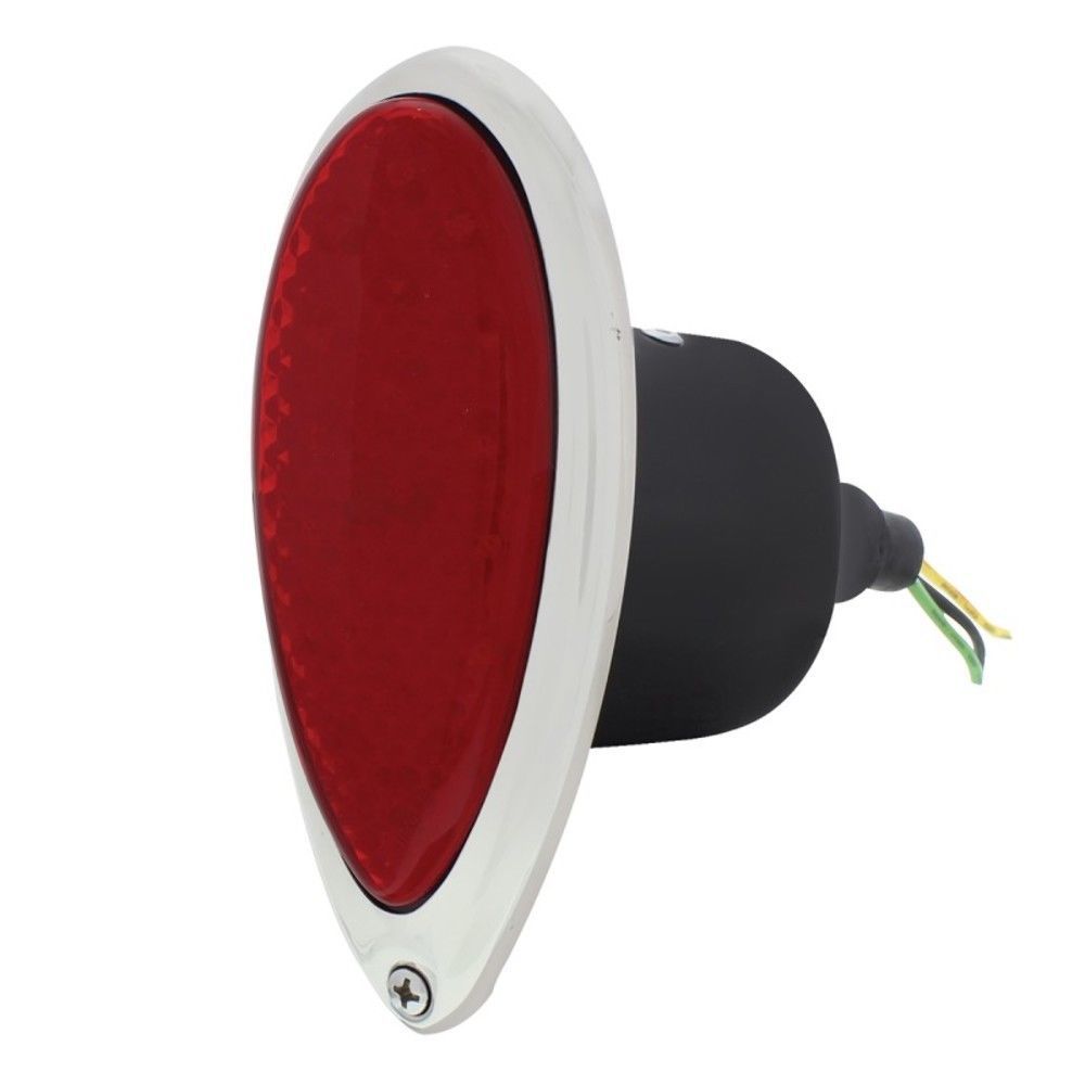 19 Red LED Sequential Tear Drop Tail Light Assembly - Hot Rat Street