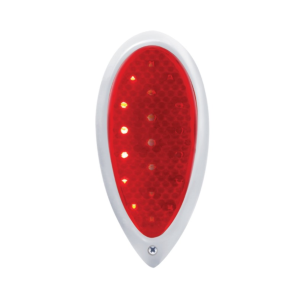 19 Red LED Sequential Tear Drop Tail Light Assembly - Hot Rat Street ...