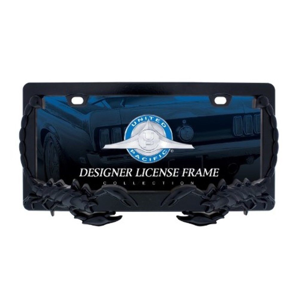 I Am A Pirate Chrome Metal License Plate Frame