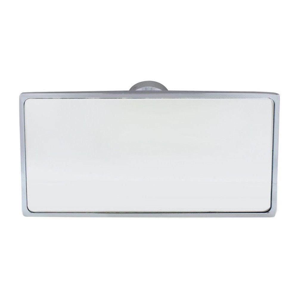 Universal Chrome Interior Rear View Mirror with GlueOn Mount Hot Rat