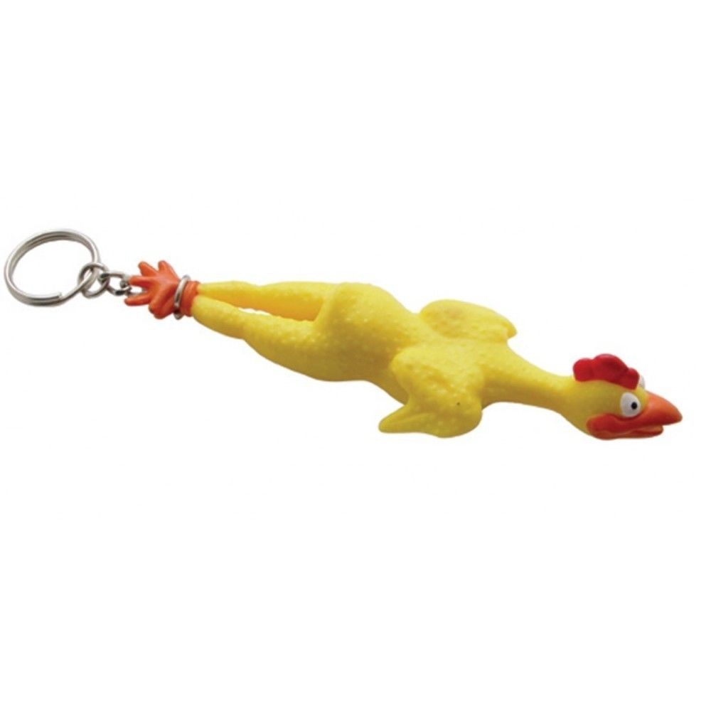 small rubber chicken