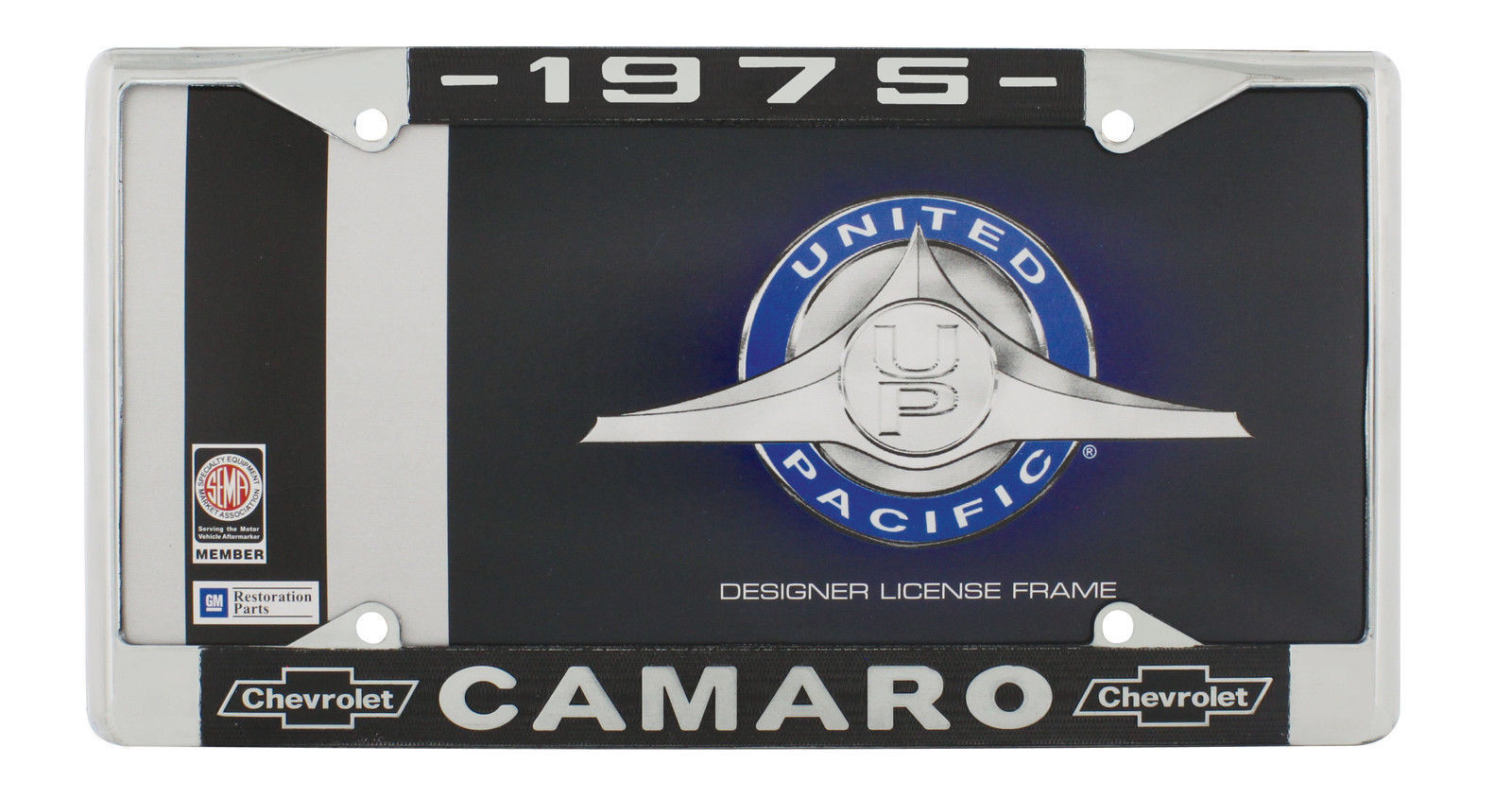 75 1975 Chevy Chevrolet CAMARO Chrome License Plate Frame