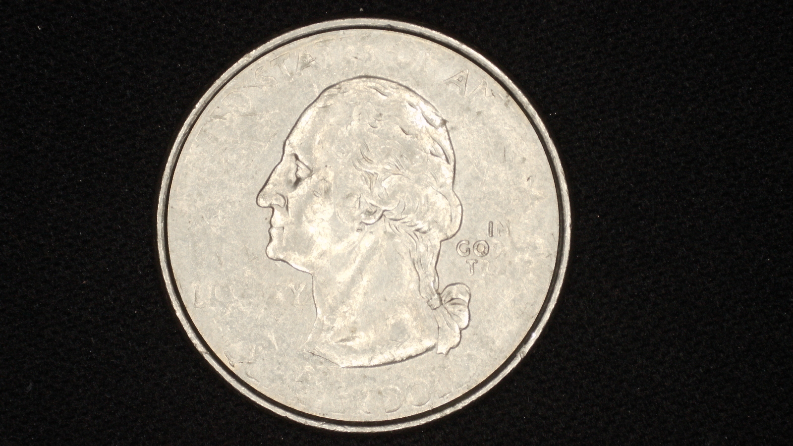 2001 Kentucky Washington Quarter - Struck Thru Grease Error