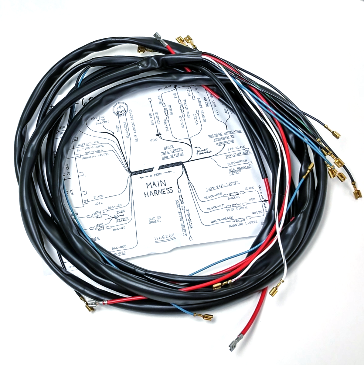 19621967 VW Type 3 (ALL Models) Wiring Works MAIN Wire Harness Kit