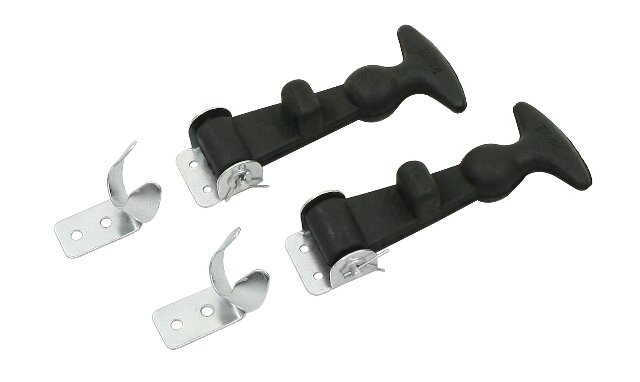 EMPI 3016 Rubber Hood Hold-Downs Pair - Fits VW Baja Bug Ghia Bus Trike Hot Rod