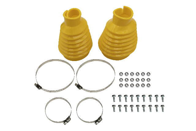 EMPI 9983 Yellow Deluxe Rear Swing Axle Boots, Pair, VW Bug, Baja Sand Rail Buggy