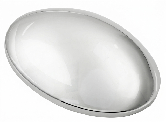 EMPI 10-1060 Chrome Smoothie Hub Cap For LATE Bug Bus Ghia 4 Lug VW Wheel Ea