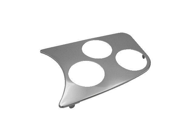 EMPI 14-1002 Dash Panel, 3 Gauge Hole 2-1/16, Chrome for Dune Buggy Sand Rail