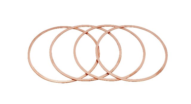 Head Gaskets, Copper, 90.5-92mm .060", Set 4, Fits VW Air Cooled Bug Sand Rail, EMPI 16-9531