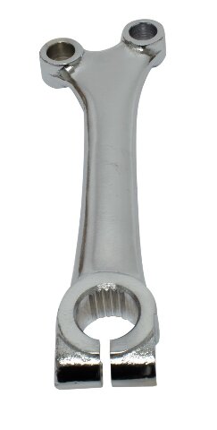 Chrome 24mm Pitman Steering Arm, with Large Tie Rod End, Type 1 & Ghia 69-77