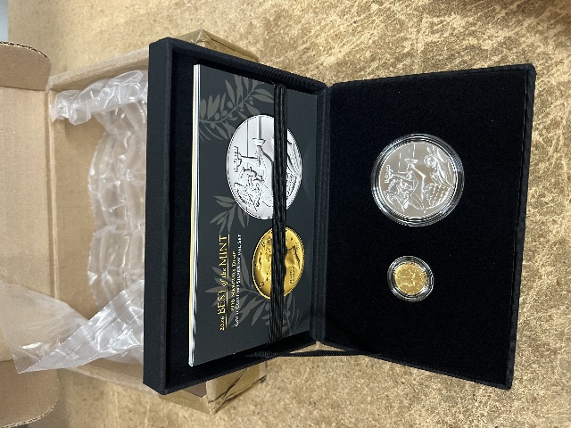2026 Best of the Mint 1916 Mercury Dime Gold Coin & Silver Medal Set (W)(P)