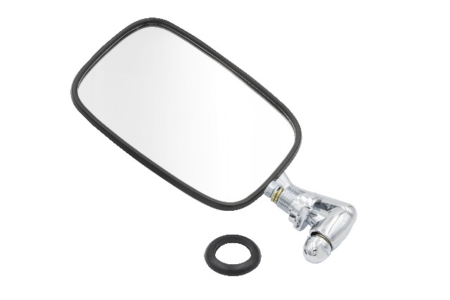 Chrome Exterior Mirror Left Driver Side for VW Beetle Type 1 1968–1977 Sedan