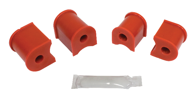Replacement Bushing Kit, Front 12mm Bar Link Pin / Ball Joint, Red