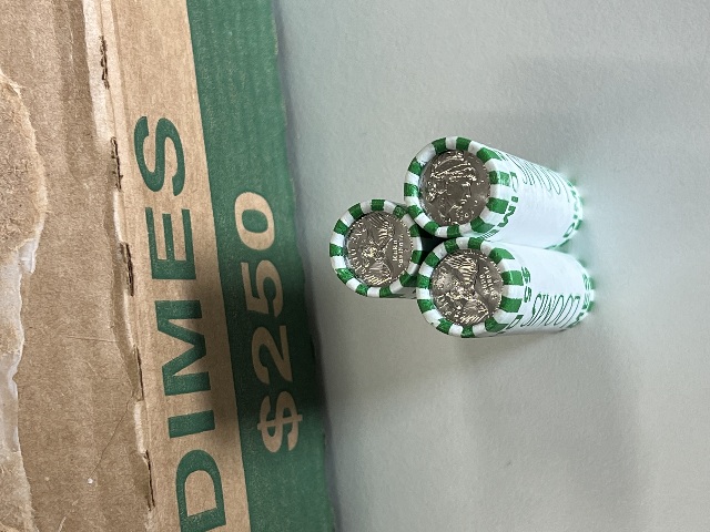 2026-D Emerging Liberty Dime – 3 Uncirculated (150 Coins) Sealed Bank Rolls