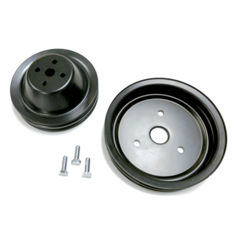 Pirate Mfg SBC Chevy 283-400 Machined Aluminum Single Groove Alternator Pulley
