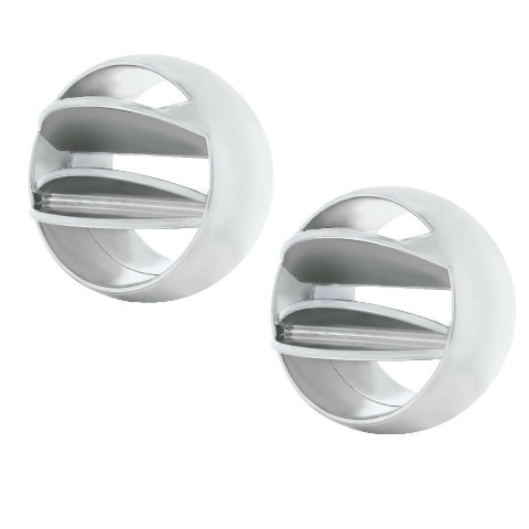 Chrome A/C Vent Ball Pair Compatible with 1967‑1972 Chevy GMC Truck &ndash; Left/Right