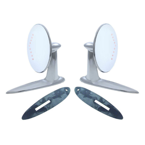 LED Exterior Mirror Pair Fits 1955‑1957 Chevy Passenger Car &ndash; Left/Right