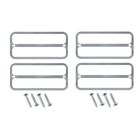 4pc Billet Deluxe Side Marker Bezel Kit - Anodized - 1968‑1972 Chevy GMC Truck