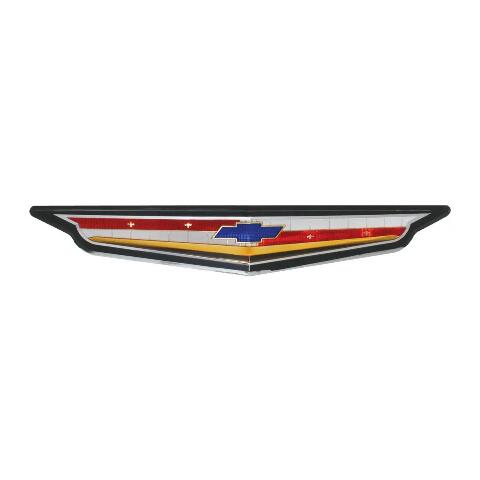 Front Grille Emblem Logo Insert, Fits 1961 Chevy Chevrolet Impala V8 283