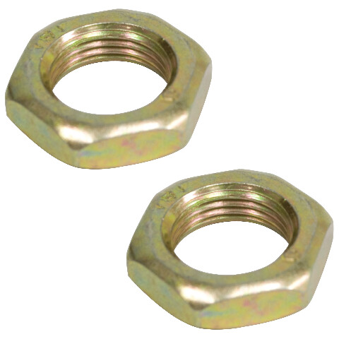 Right Spindle Hex Nuts, Pair - 27mm Hex, M18 x 1.5 LH Thread | 111-405-672