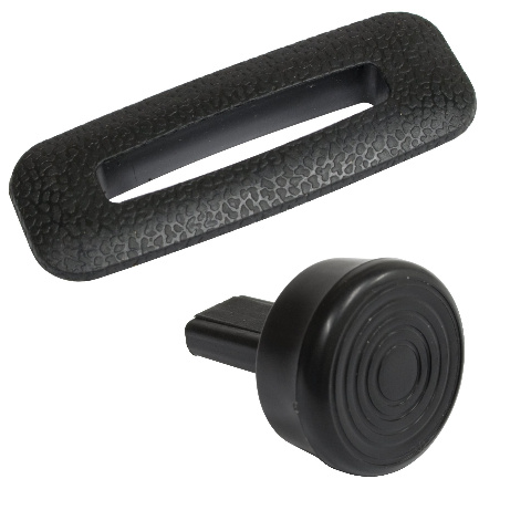 Seat Back Release Knob + Trim Collar Kit – Fits VW Beetle, Super Beetle, Ghia, Type 3 (1968–1972)