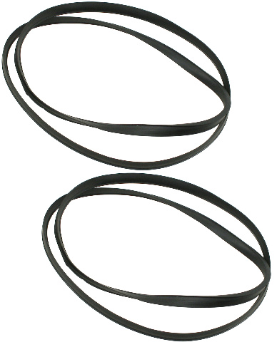 Pop‑Out Quarter Window Seal Pair (Left & Right) fits VW Beetle 1965‑1977
