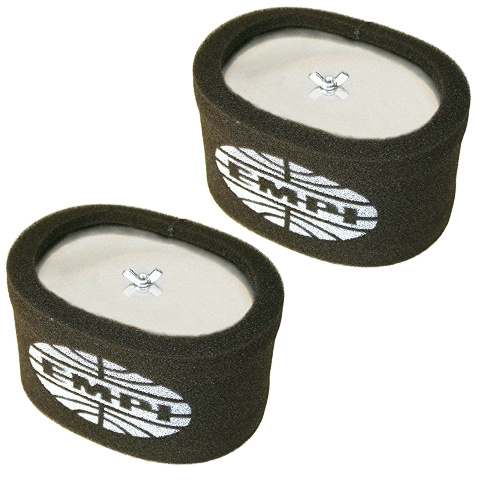 Foam Air Cleaner Cover Pair &ndash; 4.5" x 7" x 3.25", Grey, Off‑Road/Dune Buggy