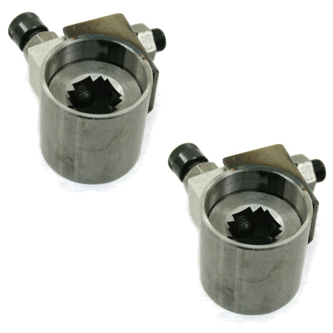 Front Torsion Beam Adjusters (Pair) – Fits VW Beetle/Ghia 1966–1977 – Ball‑Joint Front End