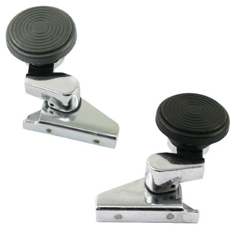 Left & Right Vent Wing Window Lock Pair Replacement for VW 1968&ndash;1977 Beetle & Super Beetle &ndash; 111‑837‑657A / 113‑837‑640A
