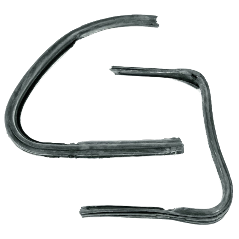 Vent Window Seal Pair Left & Right for VW Beetle Type 1 1965‑1977 111-837-625B/626B