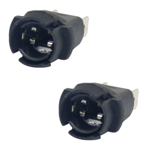 Insulated Peanut-Style Gauge Bulb Sockets, Pair, 600840