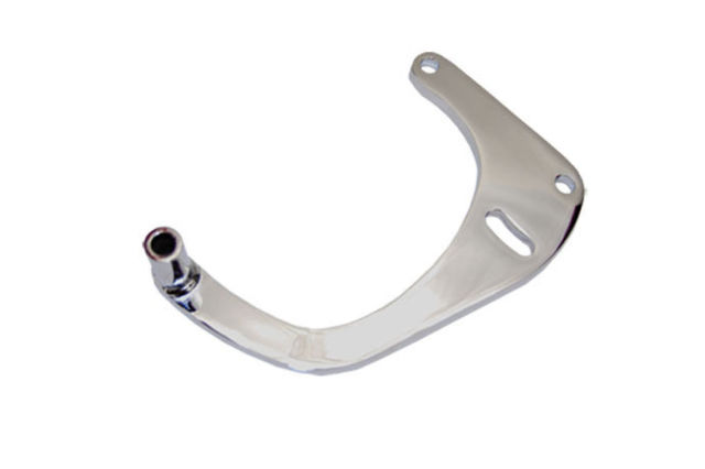 Pirate Mfg 1965-68 SB Chevy 283-350 Black Steel SWP Drivers Side Top Alternator Bracket