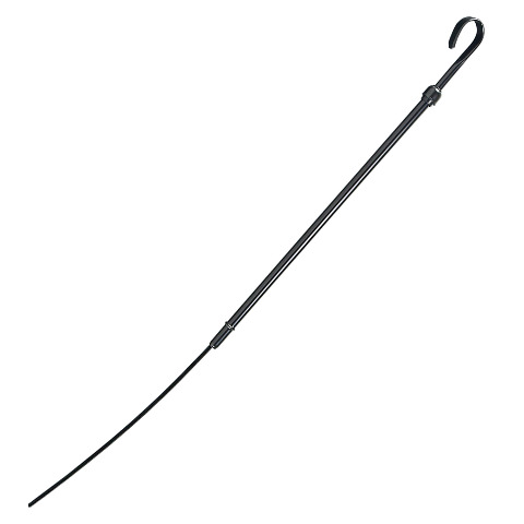 Black Steel Engine Oil Dipstick - Fits Chrysler/MOPAR Small Block