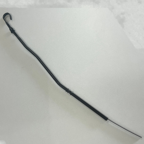 Engine Oil Dipstick, Chrome Handle Black Tube Olds 1968&ndash;80 350&ndash;455 403 Trans-Am Firebird