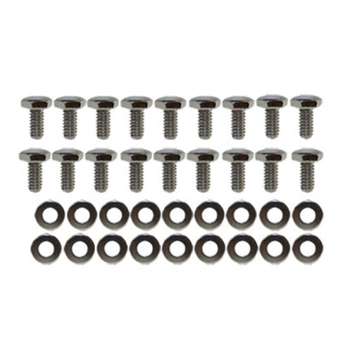 Chrome Transmission Pan Bolts & Washers Kit GM Ford Dodge Chrysler Mopar Hot Rod