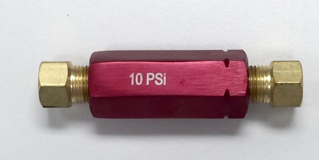 Kartek Off-Road Red 10 PSI Drum Brake Pressure Residual Valve 1/8" NPT | Racegear WA