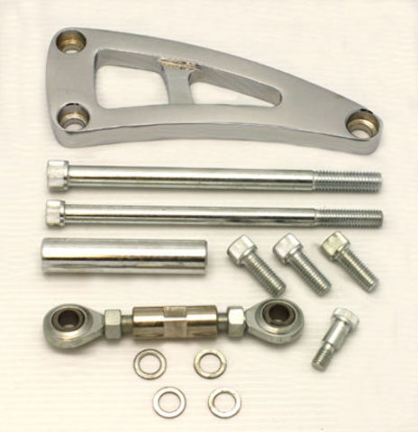 BBC CHEVY CHROME/ALUMINUM ALTERNATOR BRACKET KIT LWP