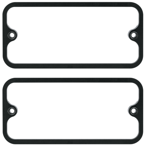 Billet Standard Side Marker Bezels Black Anodized for 1968-1972 Chevy GMC Truck