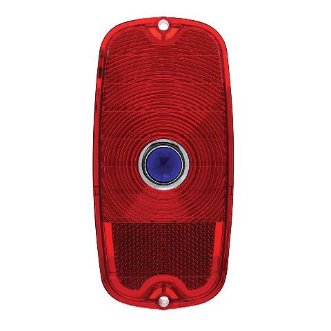 Tail Light Lens with Blue Dot for 1960–66 Chevy & GMC Fleetside Trucks – Replacement Rear Lens