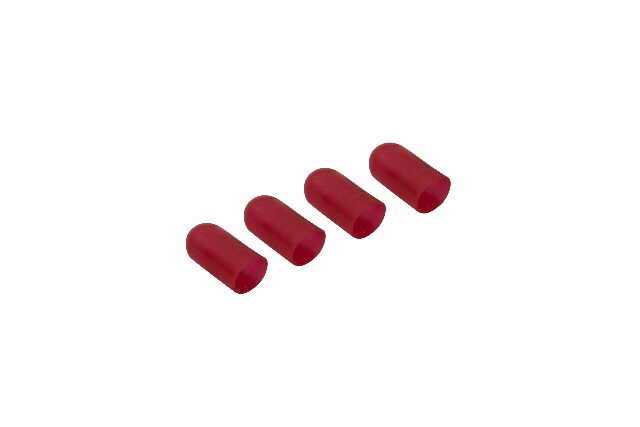 VW AIR COOLED VDO LIGHT DIFFUSERS RED, FOR PEANUT BULB, 4 PC SET 600859