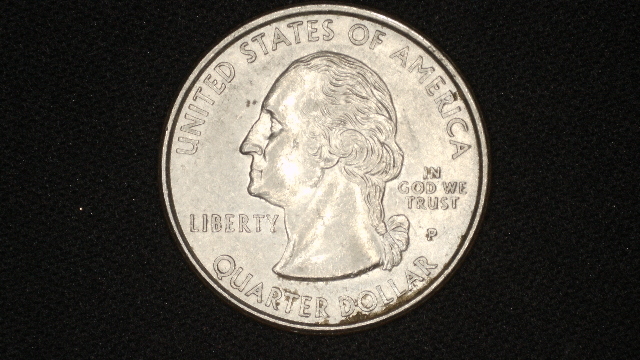 1999 P Delaware State Quarter 25Ç Spitting Horse Reverse Mint Error Variety