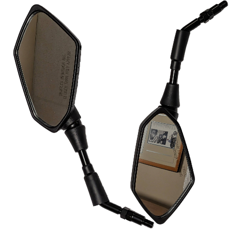 10mm Motorcycle Rearview Mirrors Pair CSC RX1E Zongshen ZS150-51 Universal